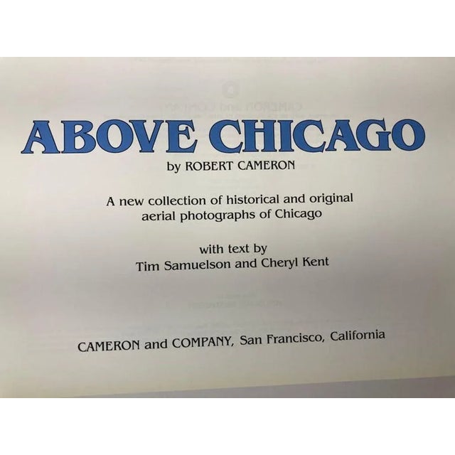 Late 20th Century Above Chicago Book by Robert Cameron Hardcover Book For Sale - Image 5 of 12