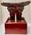 Chinese 1900s Antique Chinese Carved, Lacquered and Gilded Book Stand or Vanity With Storage Box - For Sale - Image 3 of 8