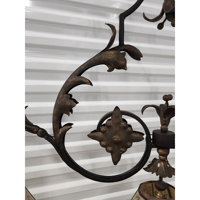 Ironware International, Inc Victoria 3 Light Pendant Chandelier For Sale - Image 14 of 17