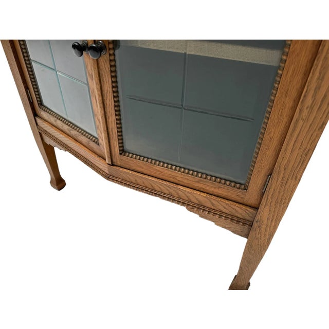 Wood Art Deco Amsterdamse School Oak Cabinet, 1920s For Sale - Image 7 of 10