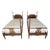 Berkey and Gay Four Poster Twin Beds For Sale