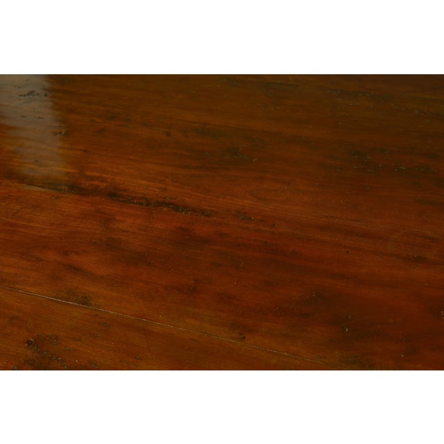 Wood French Louis XV Style Cherry Farm Table For Sale - Image 7 of 8