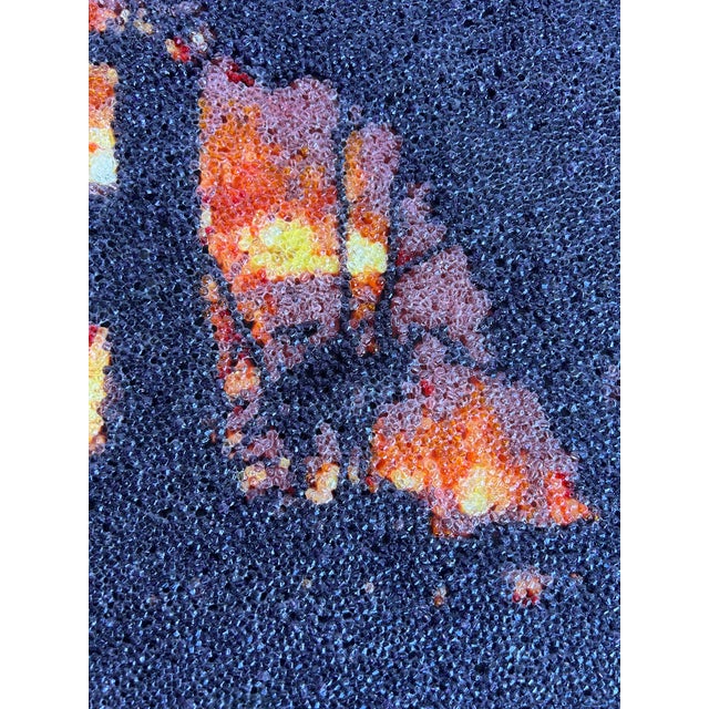 Shonagh Adelman Mixed Media Painting "House on Fire", 2011 For Sale In Miami - Image 6 of 9