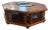 Vintage 1960s Mexican Brazier Coffee Table – Solid Wood & Iron For Sale
