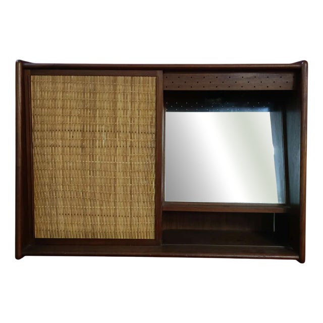 Vintage Danish Mirror by Arne Wahl Iversen, 1960s For Sale