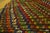 Textile 1930s Colorful Stripe Antique Jerusalem Rug 5'6" X 7'9" Handknotted Wool Carpet For Sale - Image 7 of 18