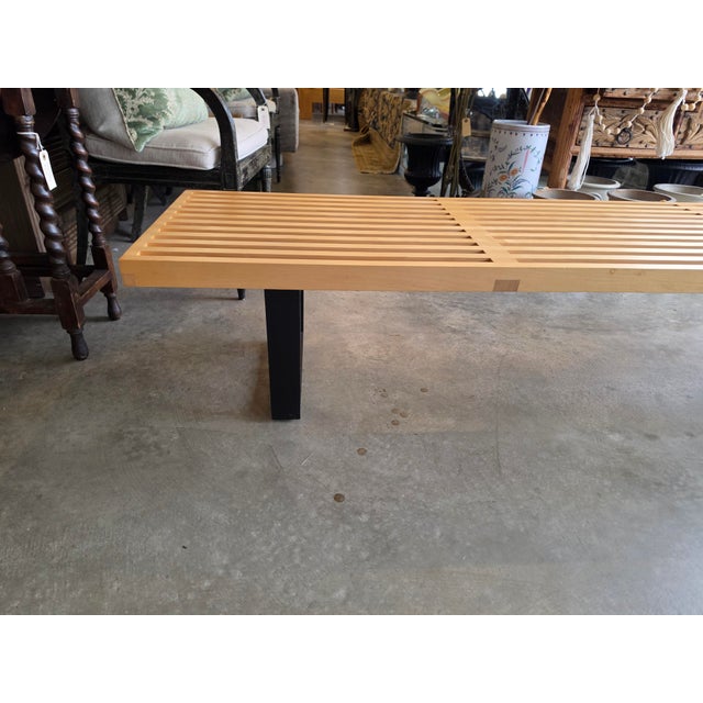 2000 - 2009 George Nelson for Herman Miller Slat Bench For Sale - Image 5 of 16
