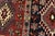Textile Yalameh Rug 3'4'' X 4'11'' Multicolor Wool Vintage Tribal Hand-Knotted Carpet For Sale - Image 7 of 13