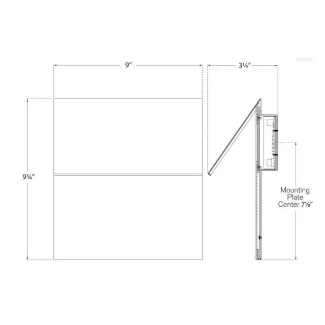 Modern Kelly Wearstler for Visual Comfort Signature Esker Single Fold Sconce in Bronze For Sale - Image 3 of 3