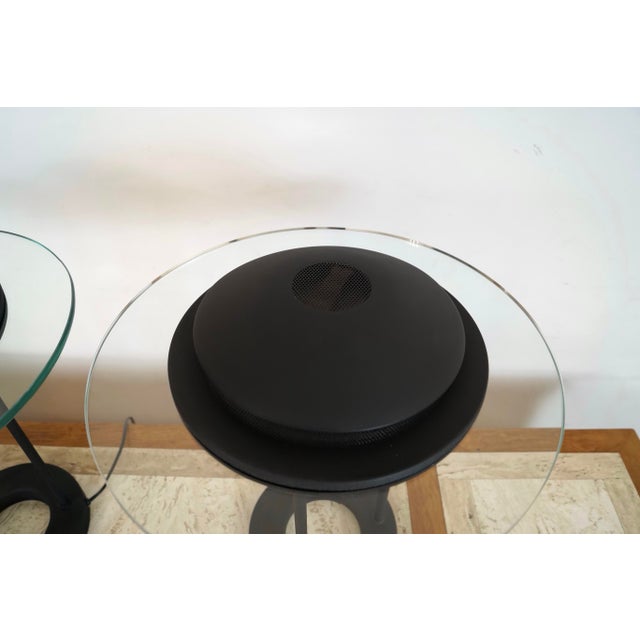 1980’s Postmodern Robert Sonneman Saturn Table Lamps - A Pair For Sale - Image 11 of 12