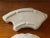 Vintage Usa Pottery Set of 2 Beige Leaf Shaped Serving Trays #285-S For Sale - Image 4 of 6