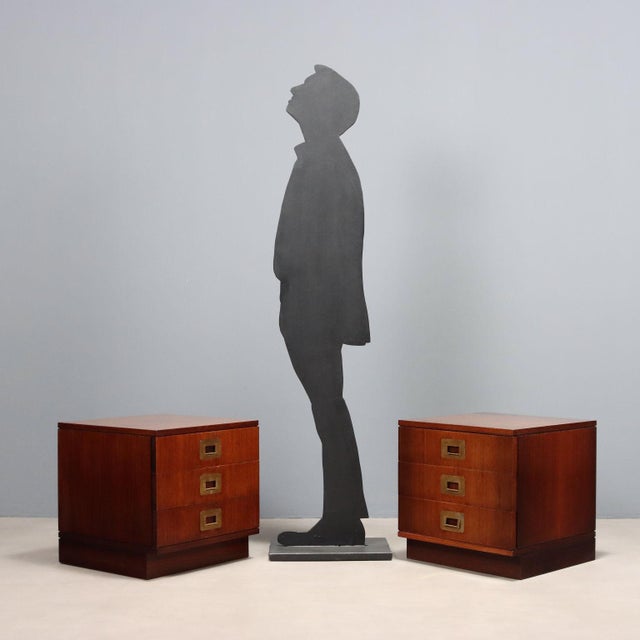 Vintage Bedside Tables by Ico & Luisa Parisi, 1960s, Set of 2 For Sale - Image 3 of 11