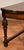 1920 Antique French Walnut & Crotch Mahogany Flip-Top Console / Serving Table For Sale - Image 16 of 18