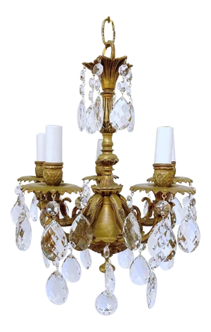 Early 20th Century Spanish Style Bronze Chandelier