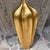 Gold Oversize Accolade Gold Leaf Floor Vase Fiberglass Resin Modern For Sale - Image 8 of 10