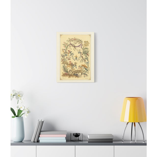 Atelier Aria Lumae Jean Pillement Anne Allen Chinoiserie Antique Restored Gallery Board Print 16 X 24on Archival Hahnemuhle German Etching Paper For Sale - Image 15 of 15