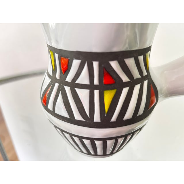 Chocolate pot vase by Roger Capron in perfect condition, 1960 This piece has an attribution mark, I am sure that it is...