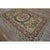1850s Ivory Pink Antique Besserabian Kilim Flatweave Carpet Floral Medallion Rug For Sale - Image 10 of 12