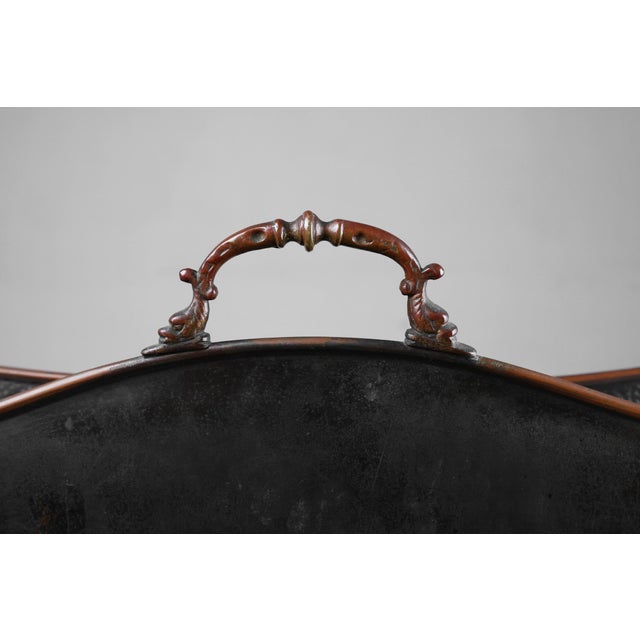 Mid-Century Magazine Rack in Hammered Copper, France, 1890s For Sale - Image 4 of 11