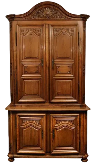 18th C. French Regence Walnut Cabinet