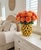 Vintage Majolica Sunflower-Adorned Ceramic Vase For Sale - Image 9 of 12