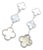 Van Cleef & Arpels White Gold Magic Alhambra Mop Chalcedony Earrings, Pair For Sale