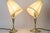 Table Lamps Alpaca with Oval Base and Fabric Shades, Vienna, 1920s, Set of 2 For Sale - Image 11 of 15