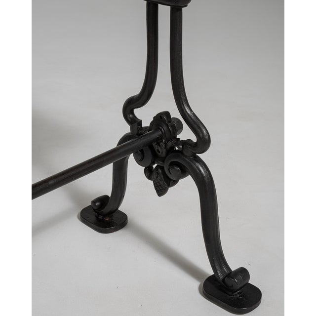 Cast Iron Bistro Table, Antique, France, Circa 1900 For Sale - Image 16 of 17