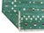 Handmade Cotton Area Rug, Vegetable Dyed, Forest Green Shooting Star Dhurrie -8'x10' For Sale - Image 13 of 14