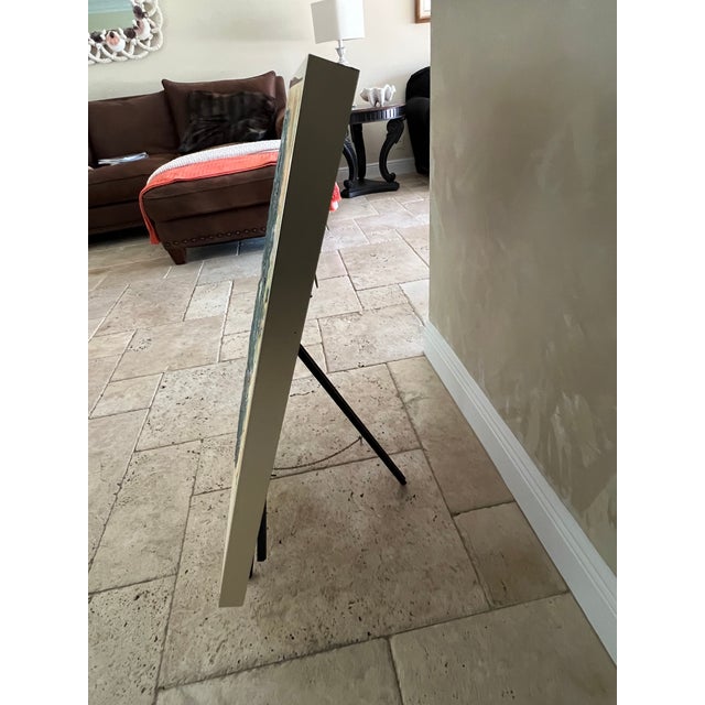 Avocado Elephant Ears, Framed Canvas Art - Designed by Cheryl P. Kohloff For Sale - Image 8 of 8