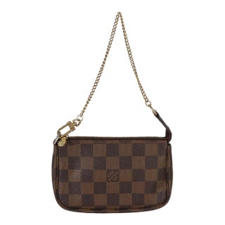 Damier Ebene Canvas Mini Pochette Accessoires For Sale