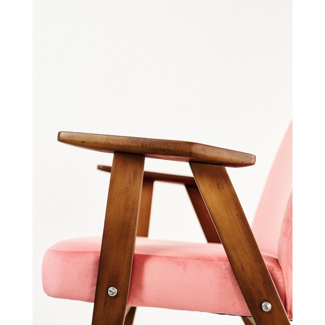 1970s Pink Chair by Josef Chierowski, 1970s For Sale - Image 5 of 6