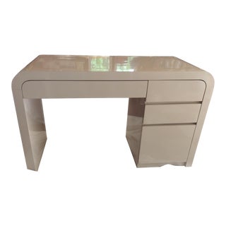 1980s Postmodern Vintage Waterfall Desk For Sale