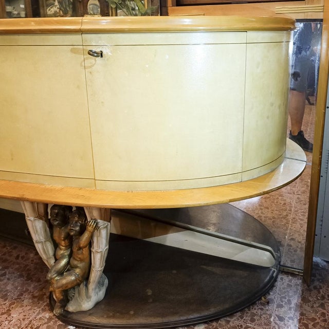 Sideboard with Large Mirror by Canturini Artisans For Sale - Image 9 of 18