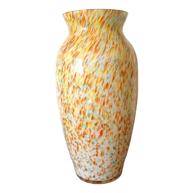 Murano Glass Vase by Stefano Toso, 1970s For Sale