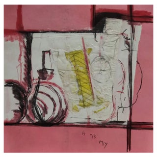 Miguel Ybanez, Composition, 1993, Mixed Media on Paper For Sale
