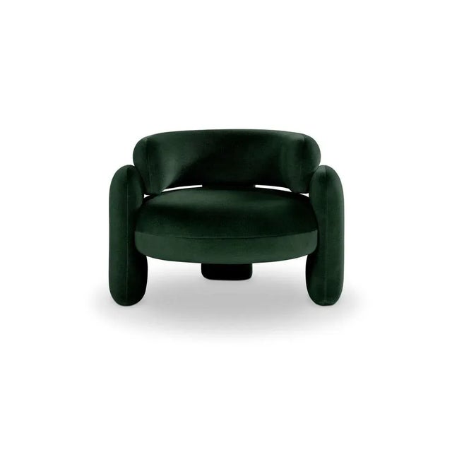 Embrace gentle 973 armchair by royal stranger dimensions: w 96 x d 85 x h 68 cm. Different upholstery colors and finishes...