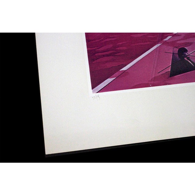 1980s Jacques Monory Serigraph Hand Sign & No. Ltd Ed 22/75+Custom Framing For Sale - Image 5 of 7