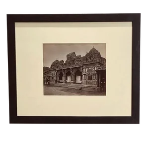 Antique Photograph of a Hindu Temple