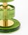 Green Modern Venetian Glass and Brass Lamps With Green Drum Glass, Murano, Italy For Sale - Image 8 of 9