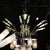 Mid-Century Polished Brass & Green Enamel 12 Light Chandelier by Stilnovo For Sale - Image 15 of 18