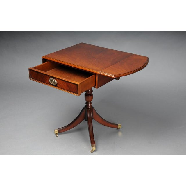 English Side Table in Mahogany For Sale - Image 12 of 18