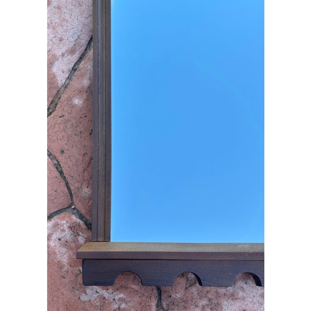 1920s Spanish Castilian Wooden Mirror, Early 20th Century For Sale - Image 5 of 9
