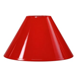 Small Empire Lacquered Lampshade With Gold Interior – Persimmon For Sale