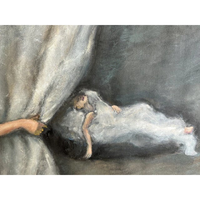 Nancy Plotkin "Night Moves" Oil on Canvas Painting '06 For Sale - Image 4 of 9