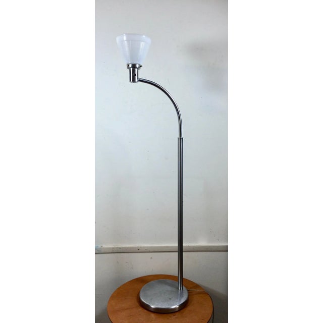 1930s Art Deco Nessen Studios Adjustable Floor Lamp by Walter Von Nessen For Sale - Image 11 of 11