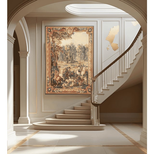 This beautiful tapestry is hand-woven by skilled artisans in pure New Zealand wool, keeping alive the centuries old...