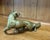 English Vintage English Brass Fox For Sale - Image 3 of 5