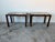 1960's Vintage French Mahogany and Marble Top Side Tables - A Pair For Sale - Image 12 of 12