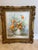 Wood Large Vintage Floral Oil Painting on Canvas Signed by Artist Alex With Ornate Gilded Frame For Sale - Image 7 of 11